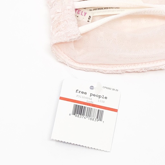 ✨NWT Free People Lace Strappy Bandeau Bralette XS - Picture 6 of 10